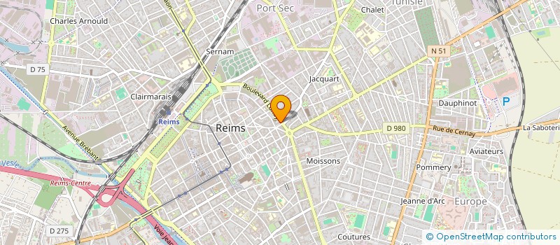 localisation de l'entreprise ESPACE ASSURANCES  VERZY