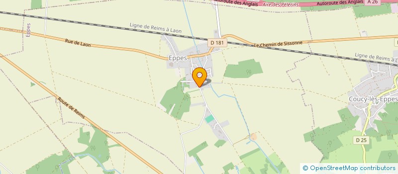 localisation de l'entreprise ESPACE AUTO à EPPES