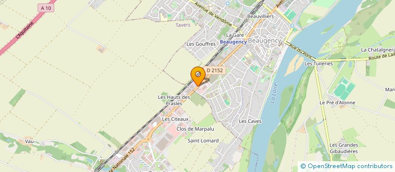 localisation de l'entreprise ESPACE AUTO 45 à BEAUGENCY