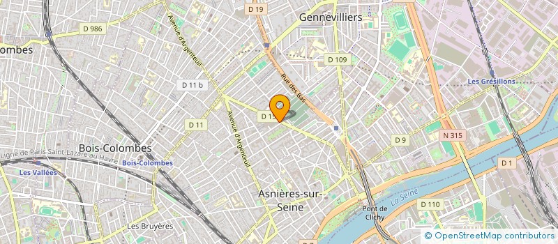 localisation de l'entreprise ESPACE AUTO  ASNIERES-SUR-SEINE