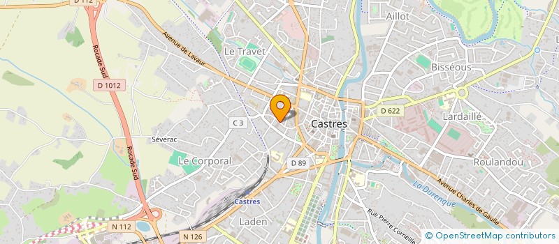 localisation de l'entreprise ESPACE AUTO à CASTRES