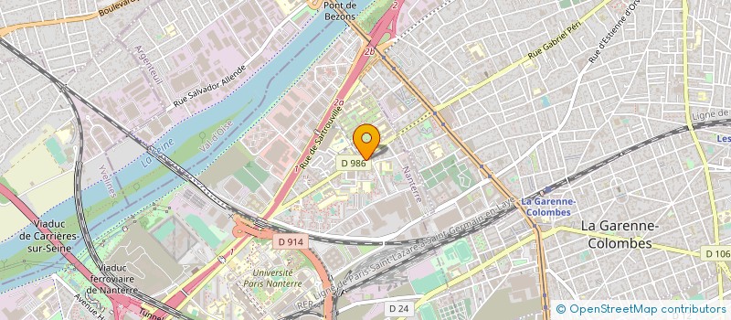 localisation de l'entreprise ESPACE AUTO 92 à NANTERRE