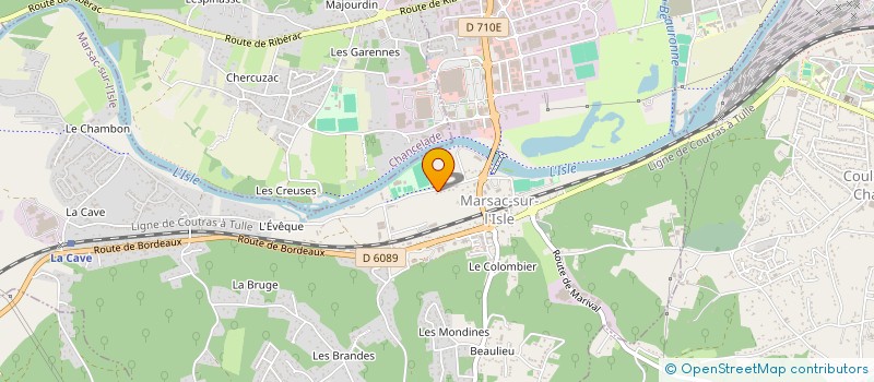 localisation de l'entreprise ESPACE AUTO MARSAC SARL à MARSAC SUR L'ISLE