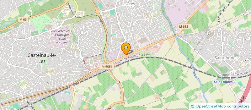 localisation de l'entreprise ESPACE AUTO MONTPELLIER à LE CRES
