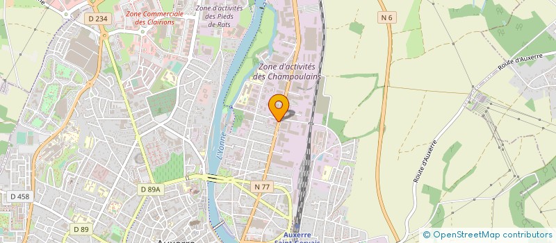 localisation de l'entreprise ESPACE AUTO MOTO 89 à AUXERRE