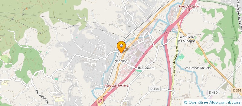 localisation de l'entreprise ESPACE AUTO PRO à AUBAGNE