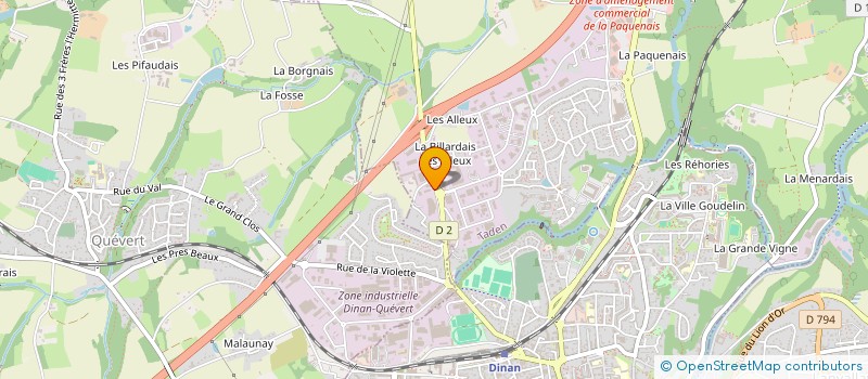localisation de l'entreprise ESPACE AUTO SA à TADEN