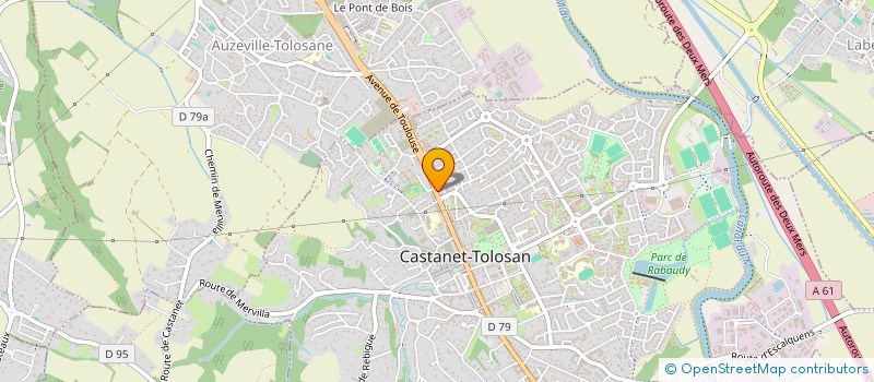 localisation de l'entreprise ESPACE AUTO TOLOSAN à CASTANET-TOLOSAN