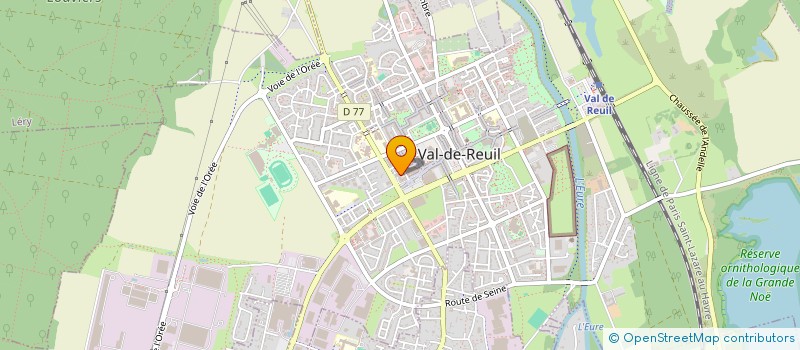 localisation de l'entreprise ESPACE AUTO VAL DE REUIL  VAL DE REUIL