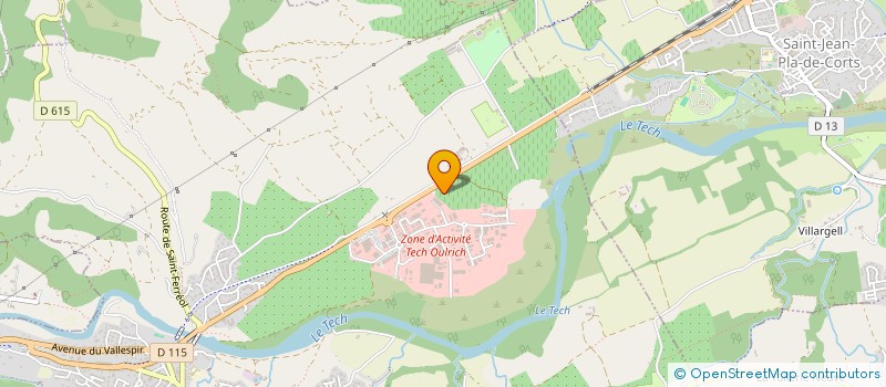 localisation de l'entreprise ESPACE AUTOMOBILE OULRICH  CERET