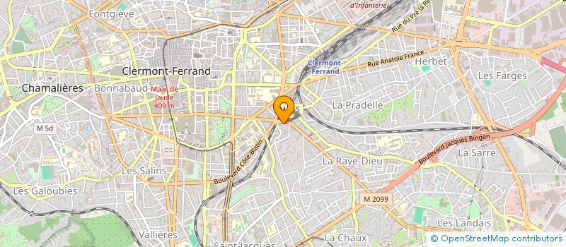 localisation de l'entreprise ESPACE AUTOMOBILE SARL à CLERMONT-FERRAND