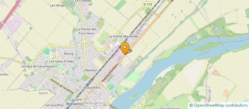 localisation de l'entreprise ESPACE AUTOMOBILES 45 à BEAUGENCY