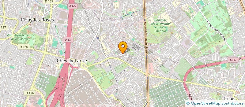 localisation de l'entreprise ESPACE AUTONOMIE 6 DU VAL DE MARNE à CHEVILLY-LARUE