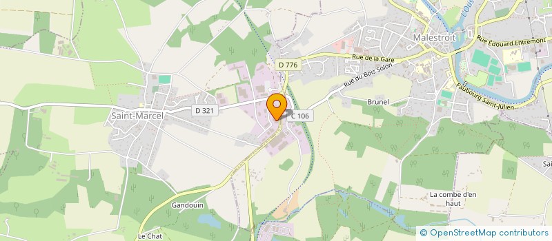 localisation de l'entreprise ESPACE AUTONOMIE SANTE EST MORBIHAN à MALESTROIT