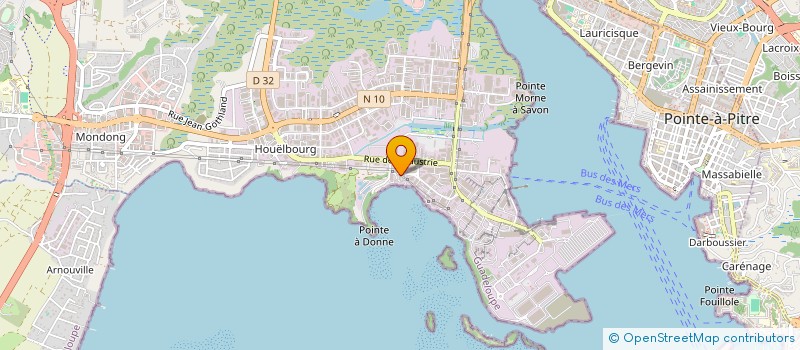 localisation de l'entreprise ESPACE AUTOS à BAIE-MAHAULT