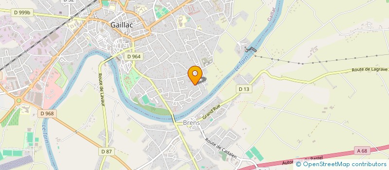 localisation de l'entreprise ESPACE B M P à GAILLAC