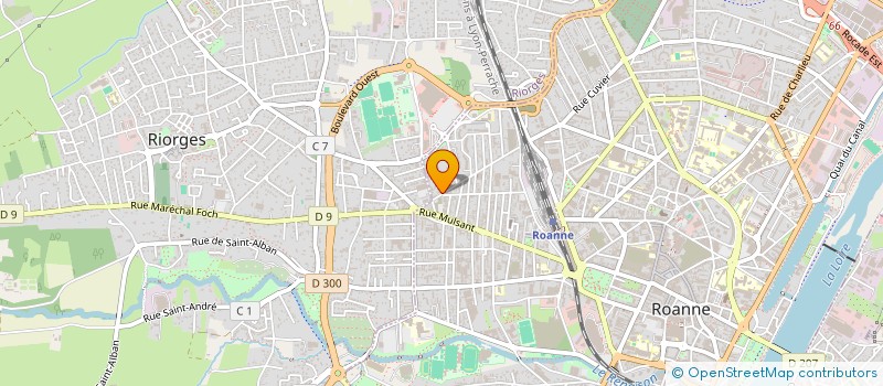 localisation de l'entreprise ESPACE BASCH  ROANNE