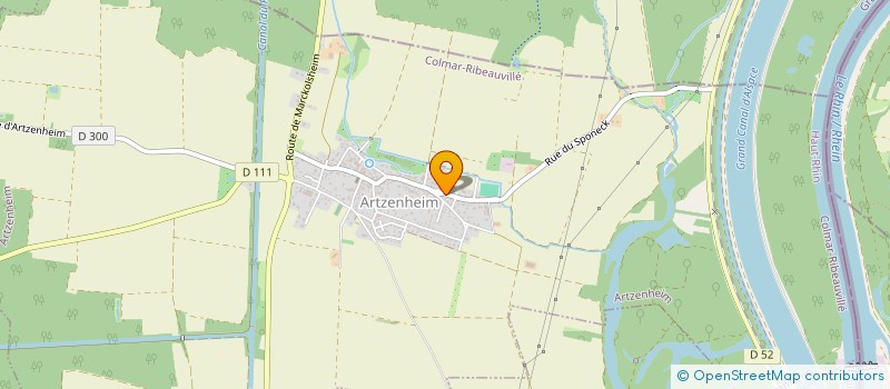 localisation de l'entreprise ESPACE BASSIN à ARTZENHEIM