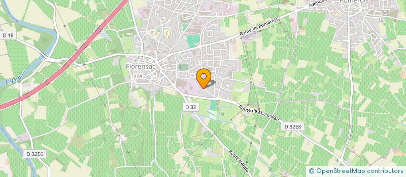 localisation de l'entreprise ESPACE BATEAU  FLORENSAC