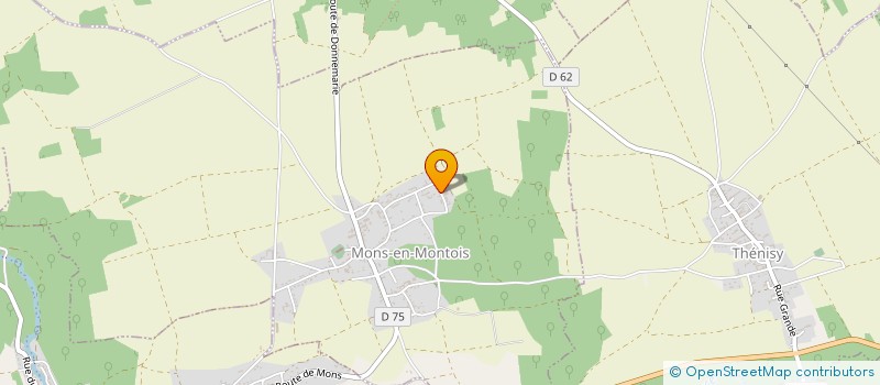 localisation de l'entreprise ESPACE BATIMENT  MONS-EN-MONTOIS