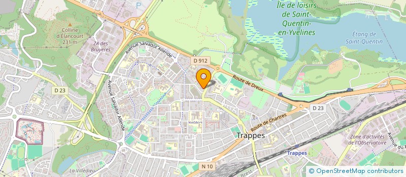 localisation de l'entreprise ESPACE BATIMENT GENERAL à TRAPPES