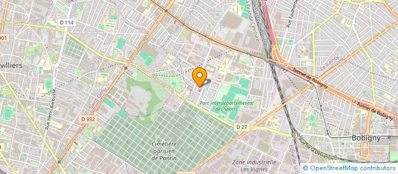 localisation de l'entreprise ESPACE BATIMENTS  BOBIGNY