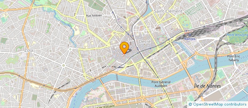 localisation de l'entreprise ESPACE BATT&BLOU à NANTES
