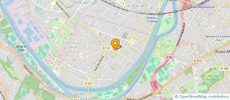 localisation de l'entreprise ESPACE BEAUTE à CROISSY-SUR-SEINE