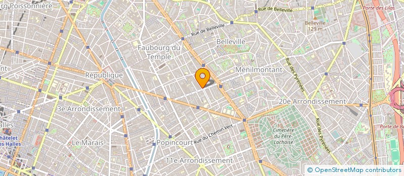 localisation de l'entreprise ESPACE BEAUTE  PARIS