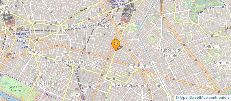 localisation de l'entreprise ESPACE BEAUTE DE PARIS  PARIS