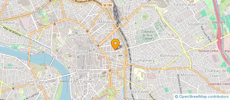 localisation de l'entreprise ESPACE BEAUTE HOMME à TOULOUSE