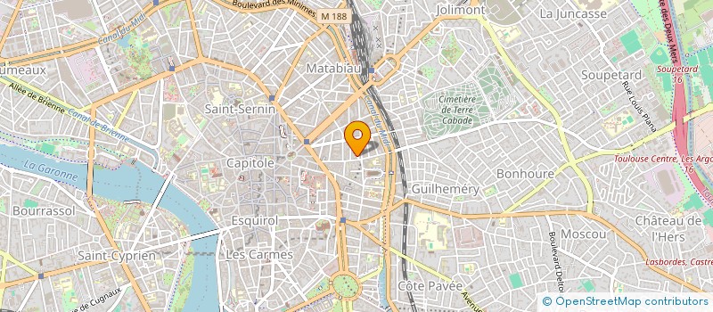 localisation de l'entreprise ESPACE BEAUTE HOMME SARL à TOULOUSE