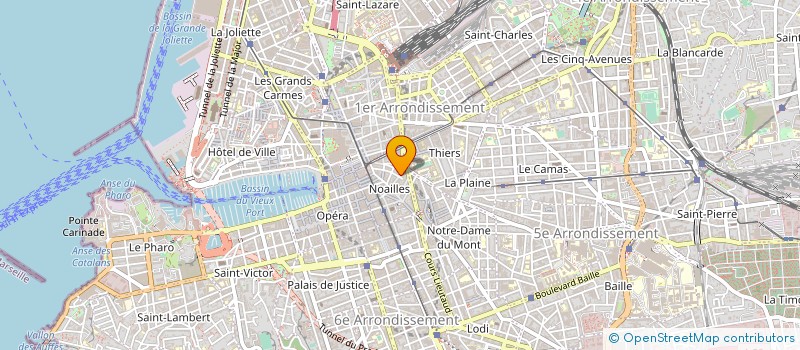 localisation de l'entreprise ESPACE BEAUTE SASSOU à MARSEILLE