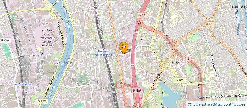 localisation de l'entreprise ESPACE BEVERLY  CRETEIL