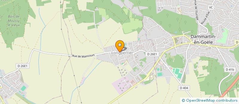 localisation de l'entreprise ESPACE BIEN ETRE à LONGPERRIER
