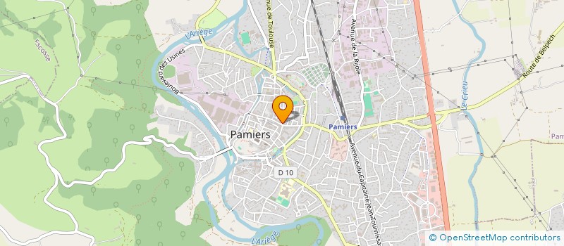 localisation de l'entreprise ESPACE BIEN-ETRE à PAMIERS