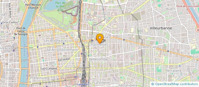 localisation de l'entreprise ESPACE BIEN ETRE & CONSCIENCE  VILLEURBANNE