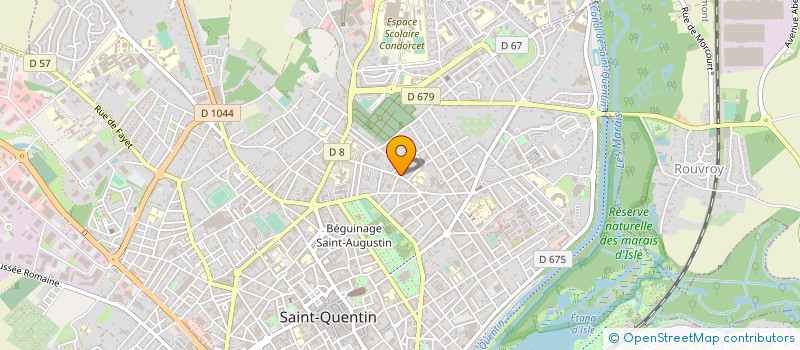 localisation de l'entreprise ESPACE BILLARD à SAINT-QUENTIN