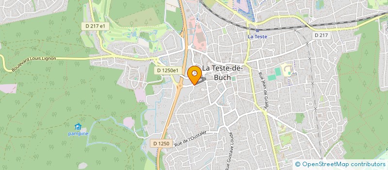 localisation de l'entreprise ESPACE BIO à LA TESTE-DE-BUCH
