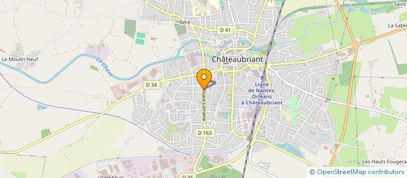 localisation de l'entreprise ESPACE BIO  LA BAULE-ESCOUBLAC