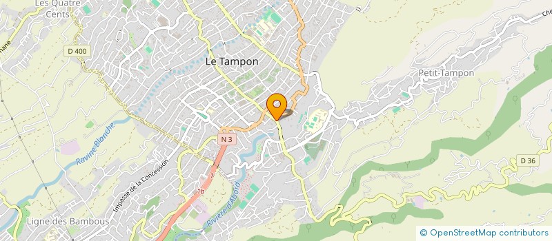 localisation de l'entreprise ESPACE BIO ET NATURE à LE TAMPON