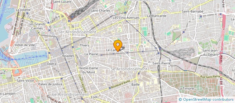 localisation de l'entreprise ESPACE BLANC à MARSEILLE