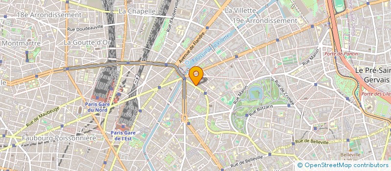 localisation de l'entreprise ESPACE BLANC II à PARIS