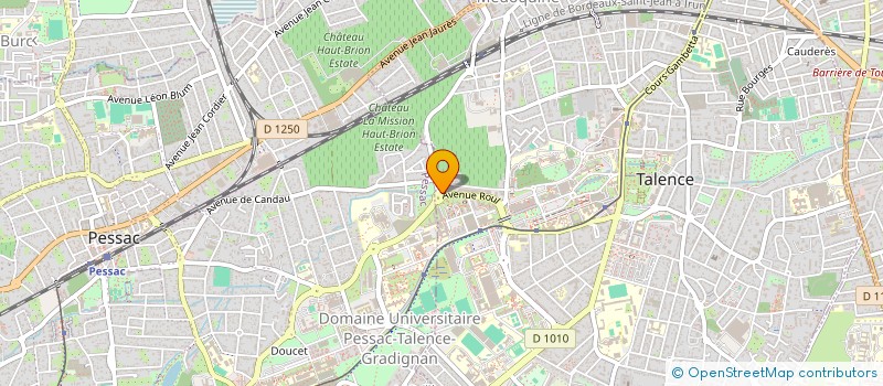 localisation de l'entreprise ESPACE BLERIOT  TALENCE