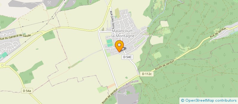 localisation de l'entreprise ESPACE BLEU  AMNEVILLE