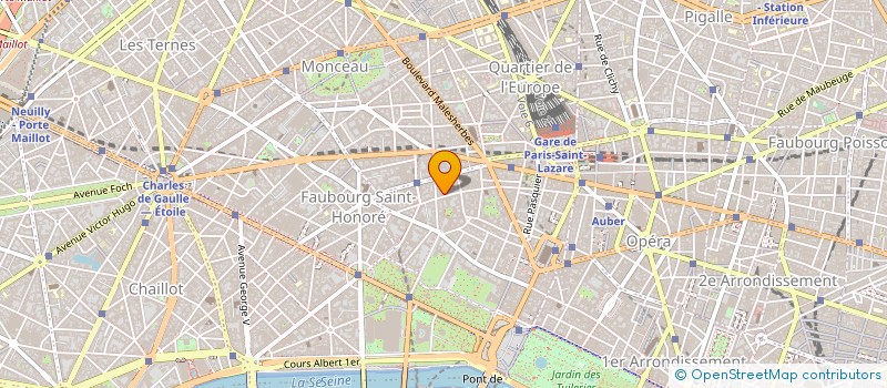 localisation de l'entreprise ESPACE BLEU ESTHETIQUE à PARIS