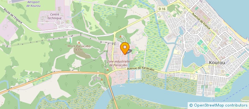 localisation de l'entreprise ESPACE BOIS à KOUROU
