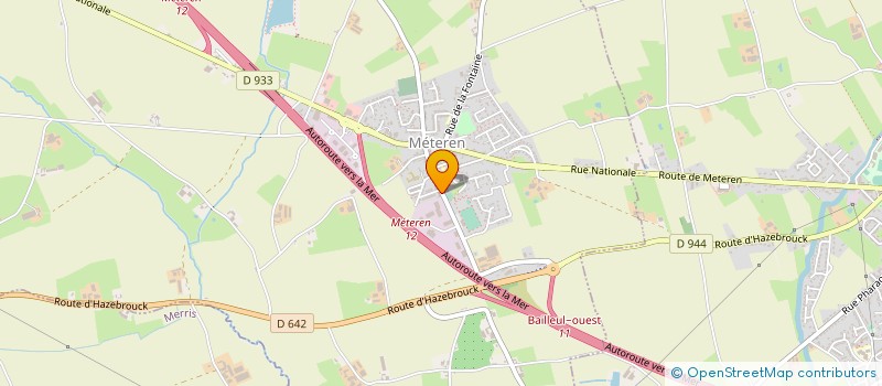 localisation de l'entreprise ESPACE BOIS à METEREN