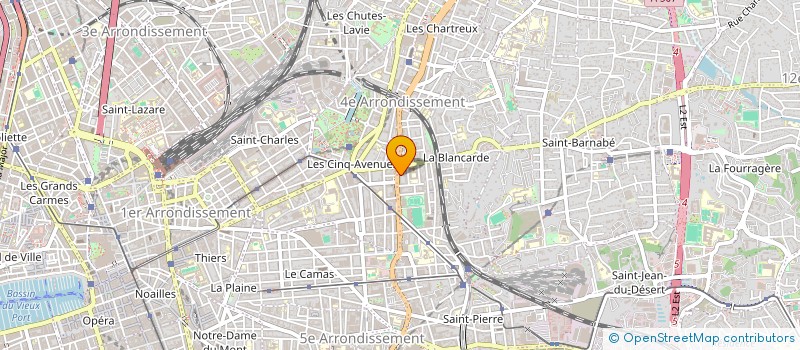 localisation de l'entreprise ESPACE BOIS à MARSEILLE