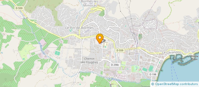 localisation de l'entreprise ESPACE BORMEEN DANSE EXPRESSION GYMNIQUE à BORMES-LES-MIMOSAS